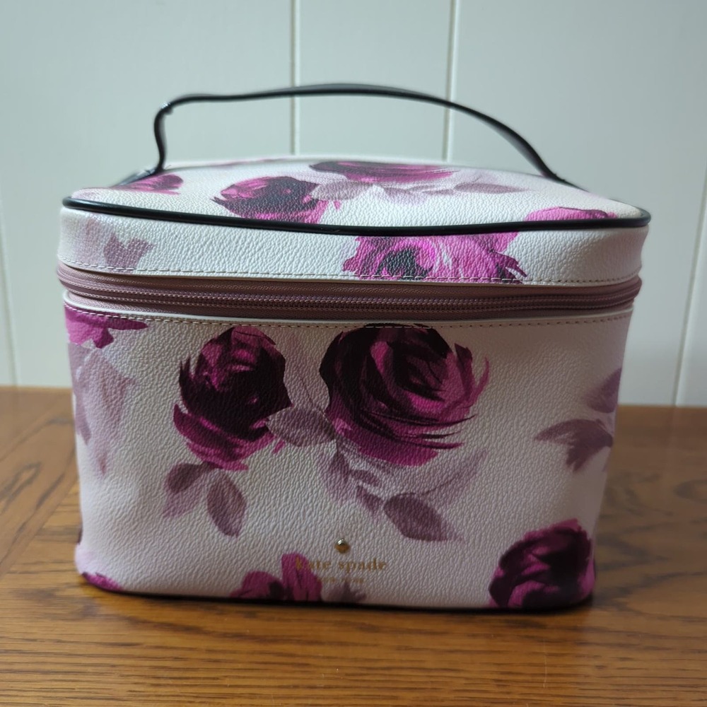 Kate Spade Emerson Place Roses Travel Makeup Bag